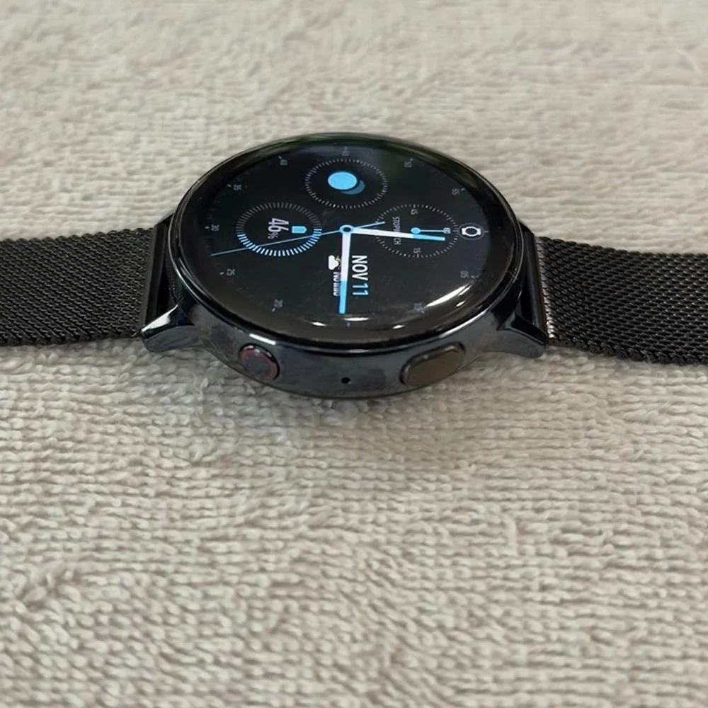 Samsung Galaxy Watch Active 2 Black Stainless Steel (44mm, LTE) - Like New